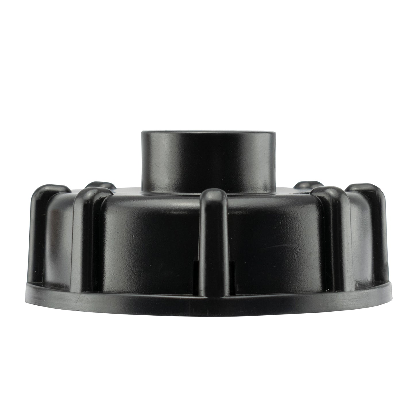 IBC 2" S60X6 Cap with Two Way Valved Splitter and Hose Connectors