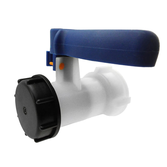 IBC 2" S60X6 Thread Valve with Solid Cap