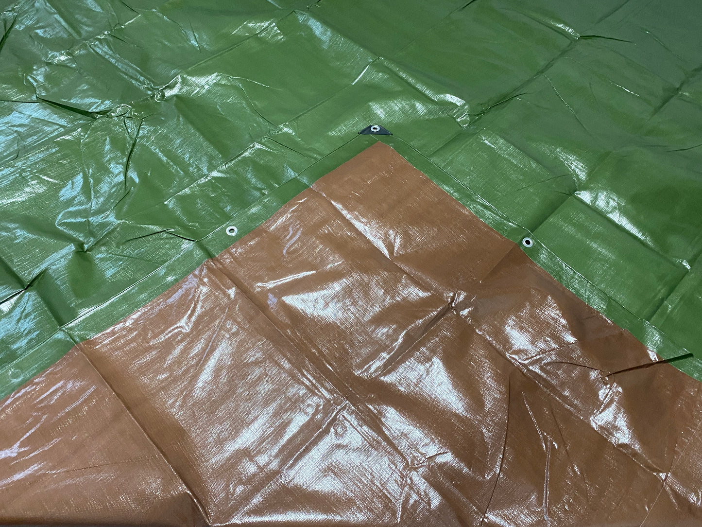 200gsm Green/Brown Tarpaulins