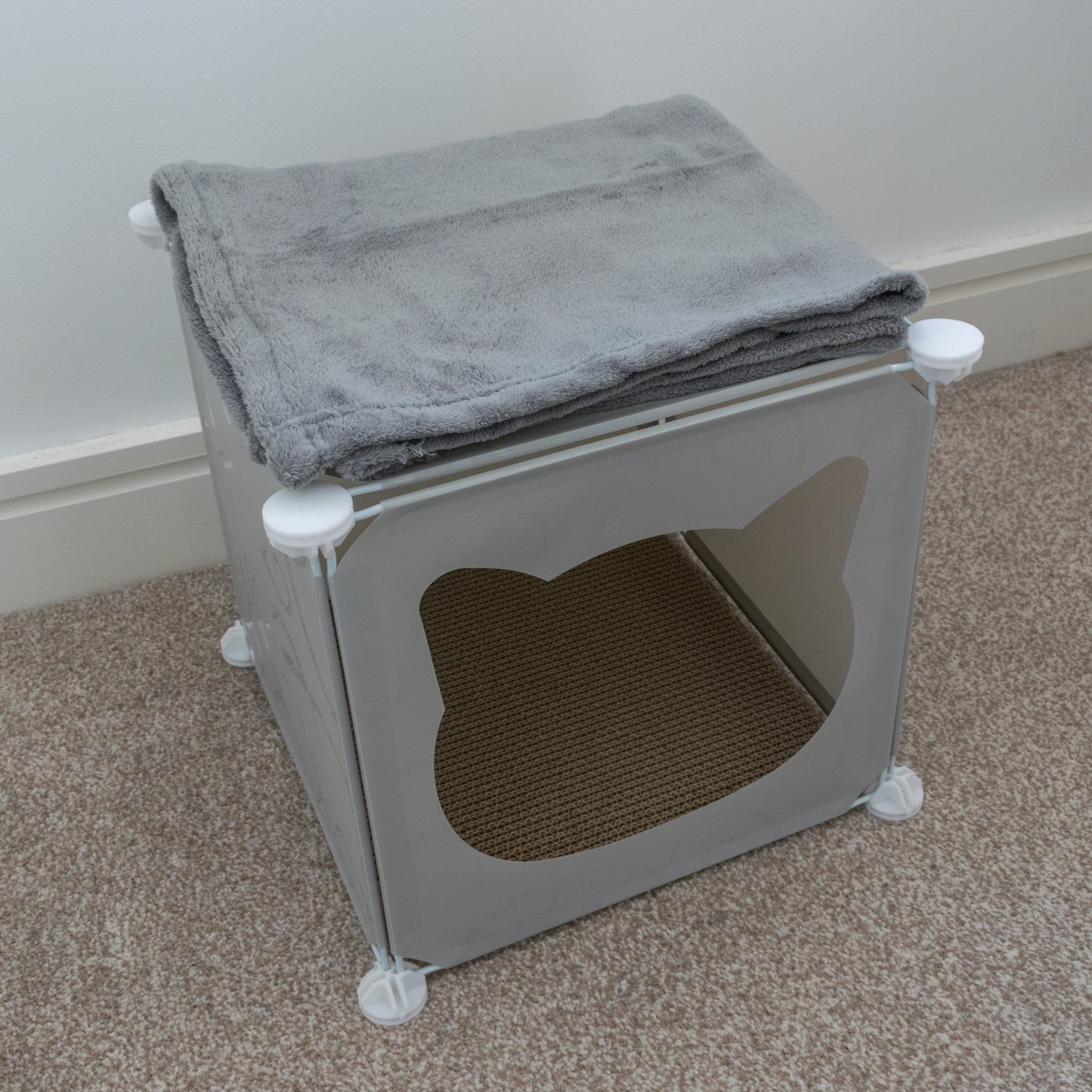 Kitty Cubby Cat Cube (Mini Grey)