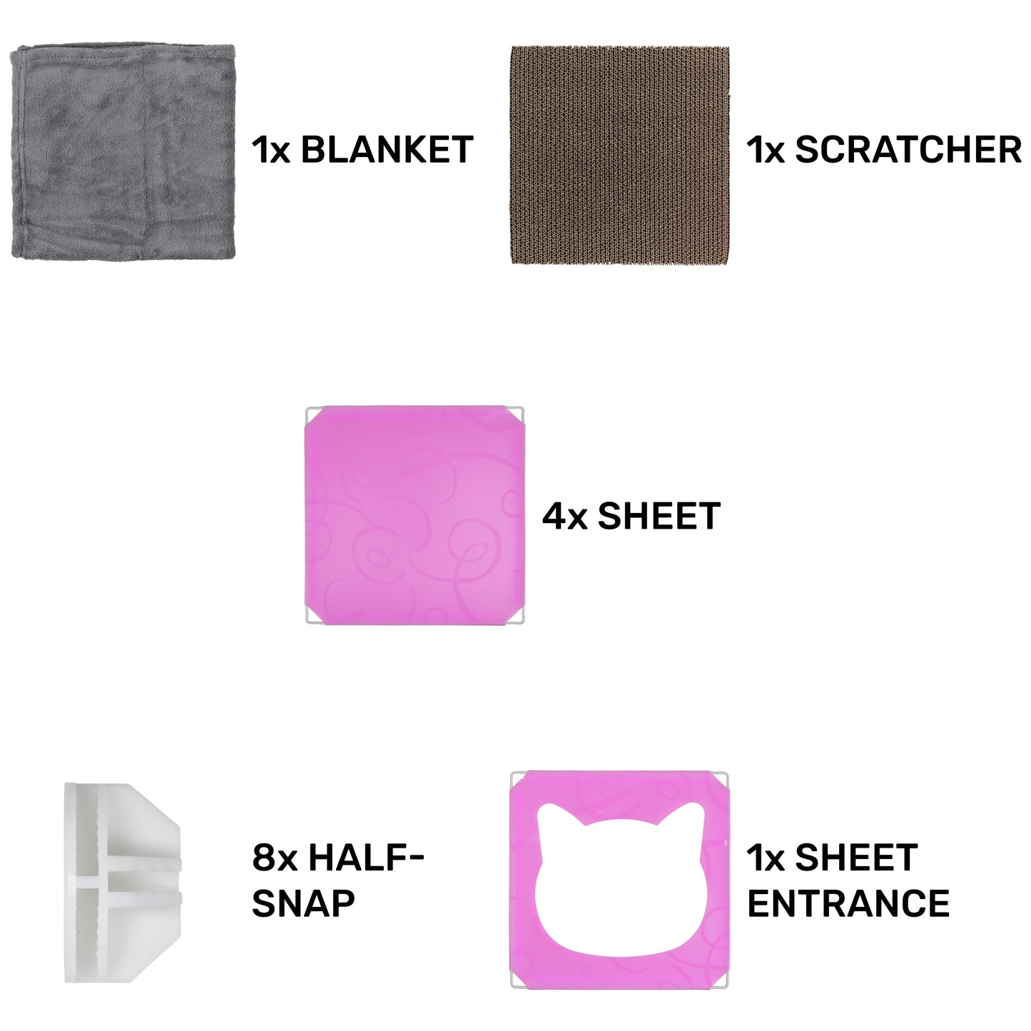 Kitty Cubby Cat Cube (Mini Pink)