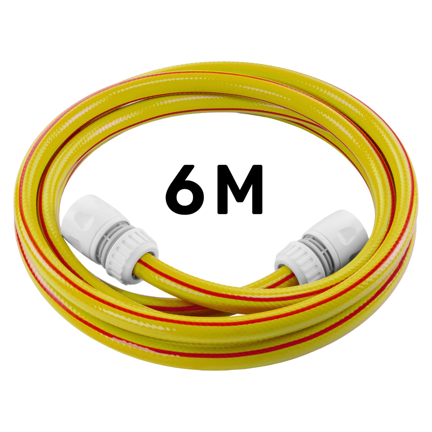 Premium Yellow 1/2" Garden Hosepipe with Connectors