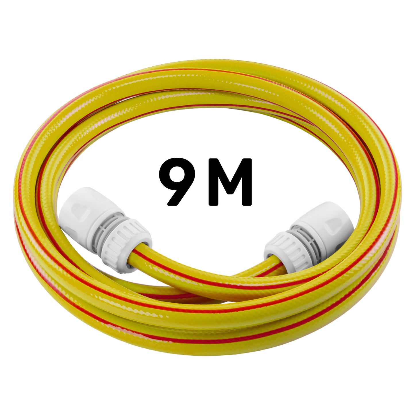 Premium Yellow 1/2" Garden Hosepipe with Connectors