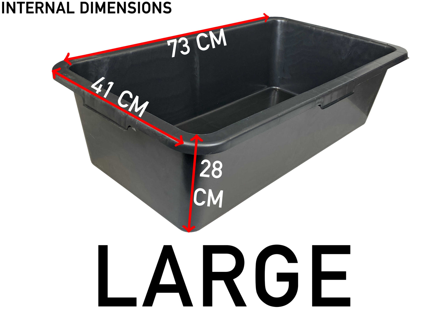 Dog Bath with Drain Valve 90L