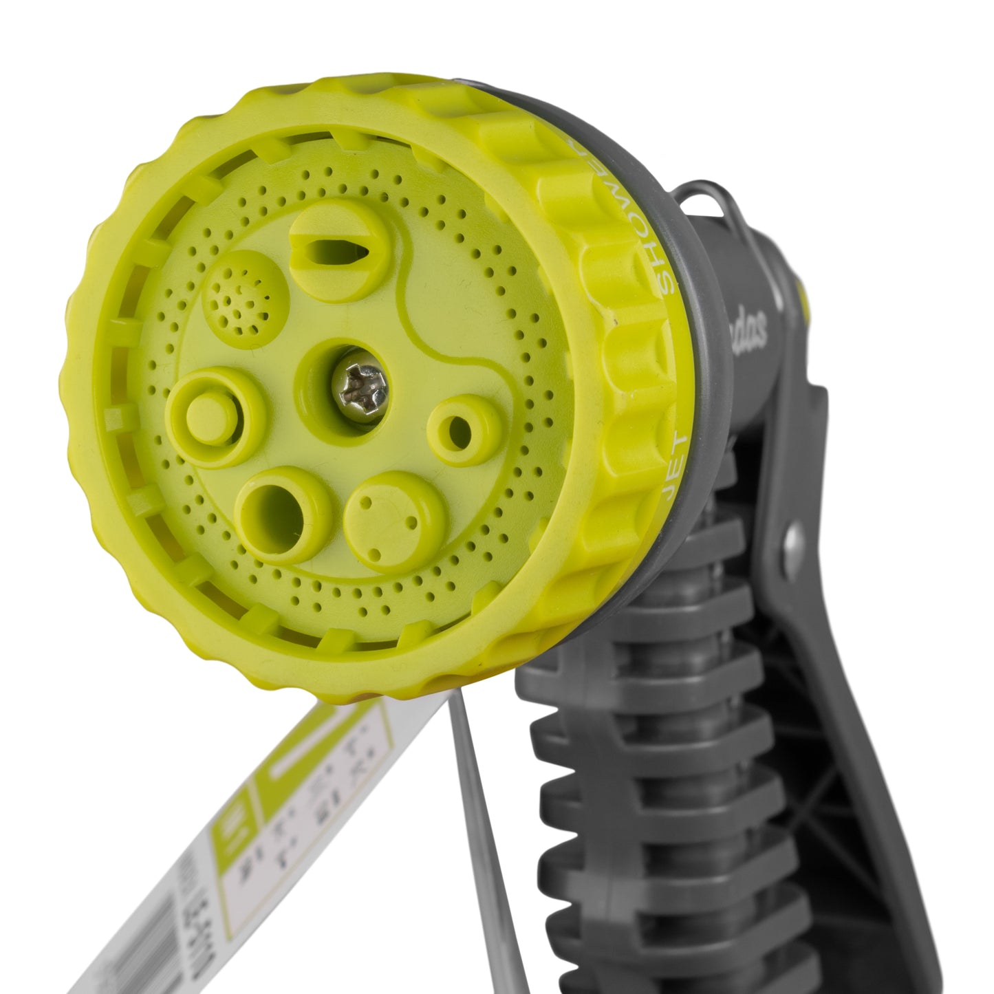 Hose Gun Water Sprayer 7-Pattern Adjustable (Lime/Grey)