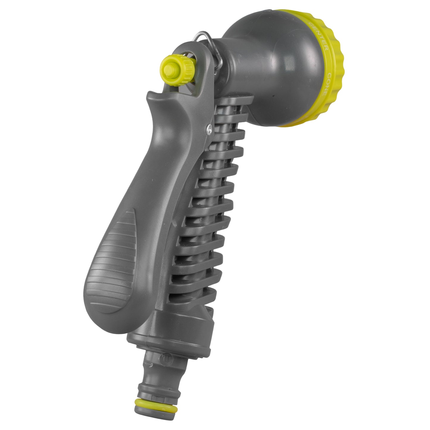 Hose Gun Water Sprayer 7-Pattern Adjustable (Lime/Grey)