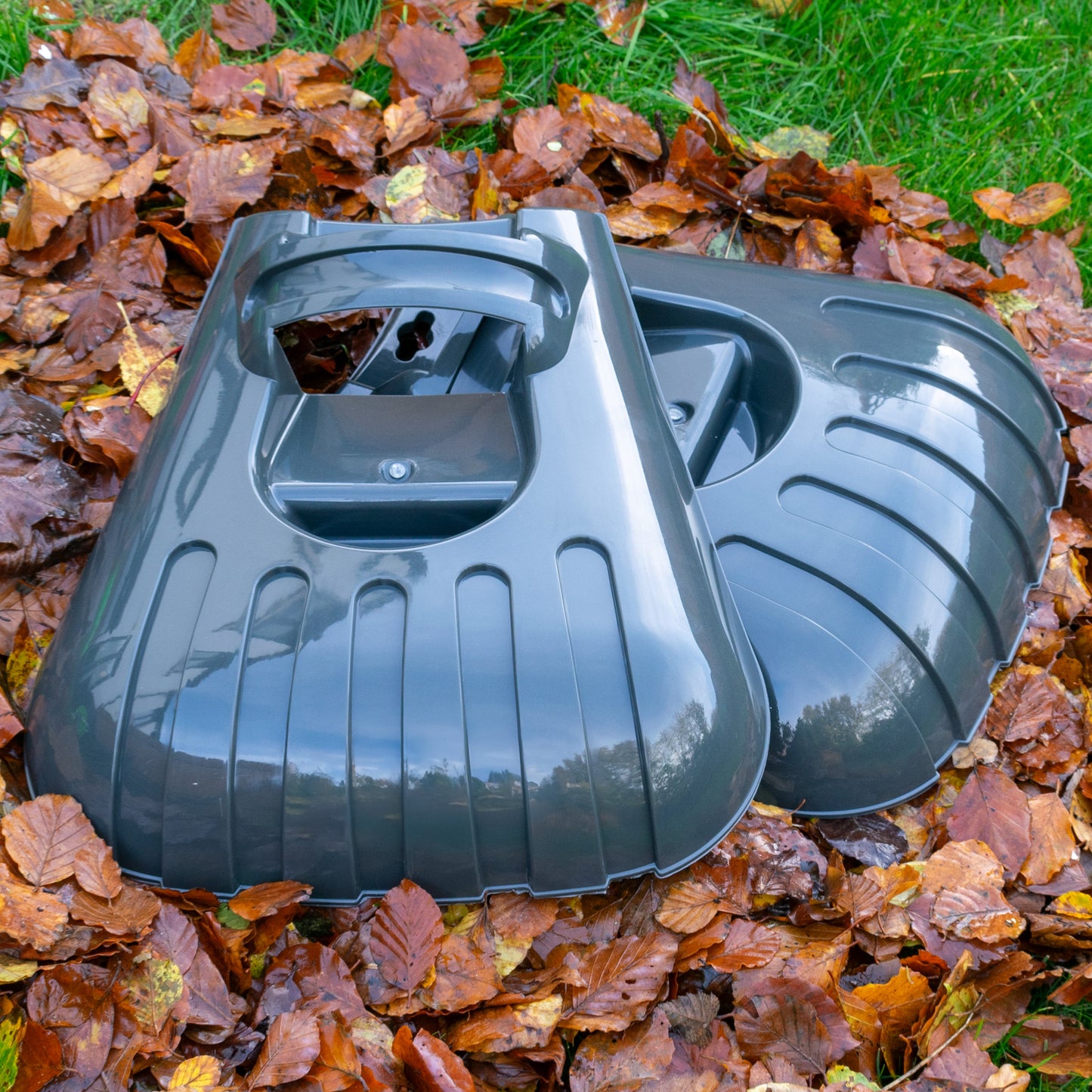 Leaf Grab Large Garden Cleaning Scoops (Dark Grey)