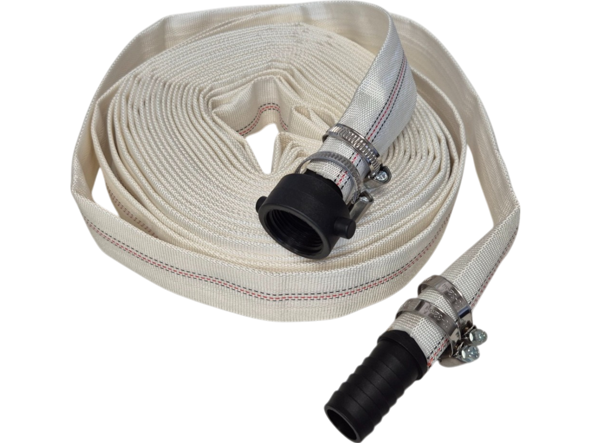 White Lined Layflat Hose Kit – Joiner & Female Threaded Fitting