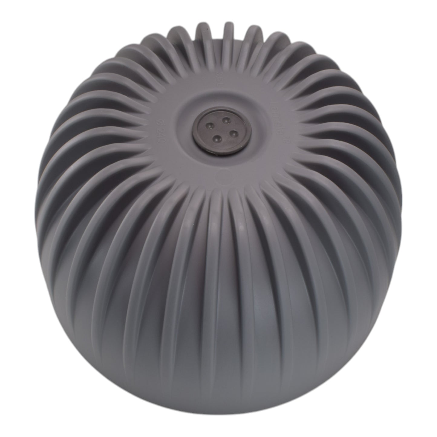 Mira Bowl Plant Pot with Insert and Drainage Hole, Grey