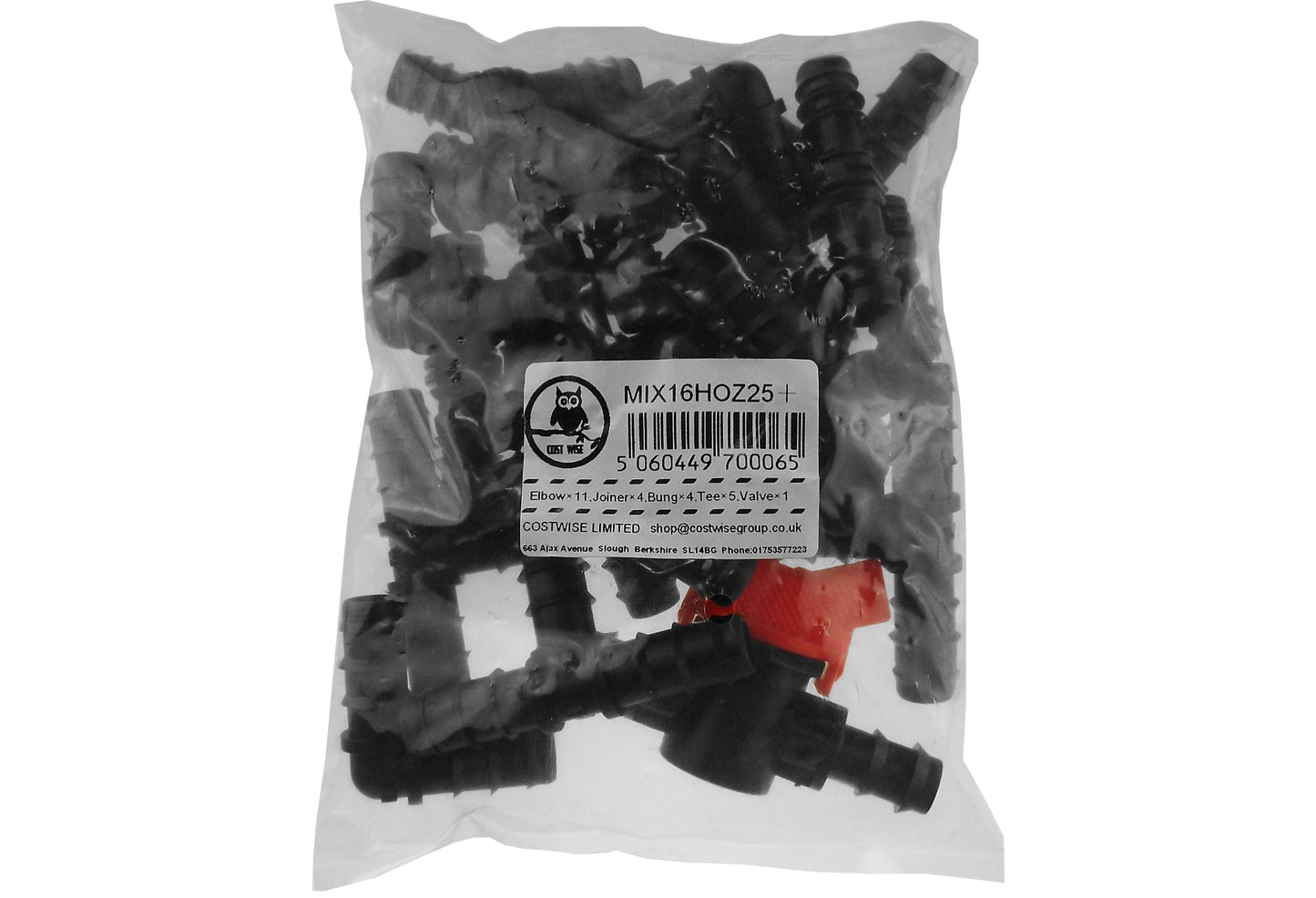 Mixed 1/2" Barb Irrigation Pipe Connectors