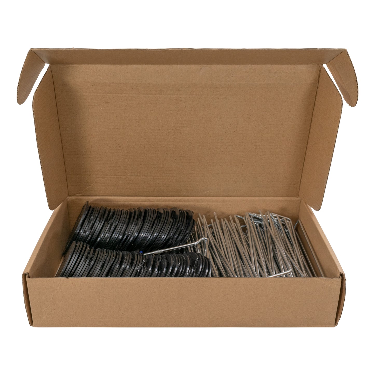 Metal Hold Down Pegs with Wooden Mallet Set