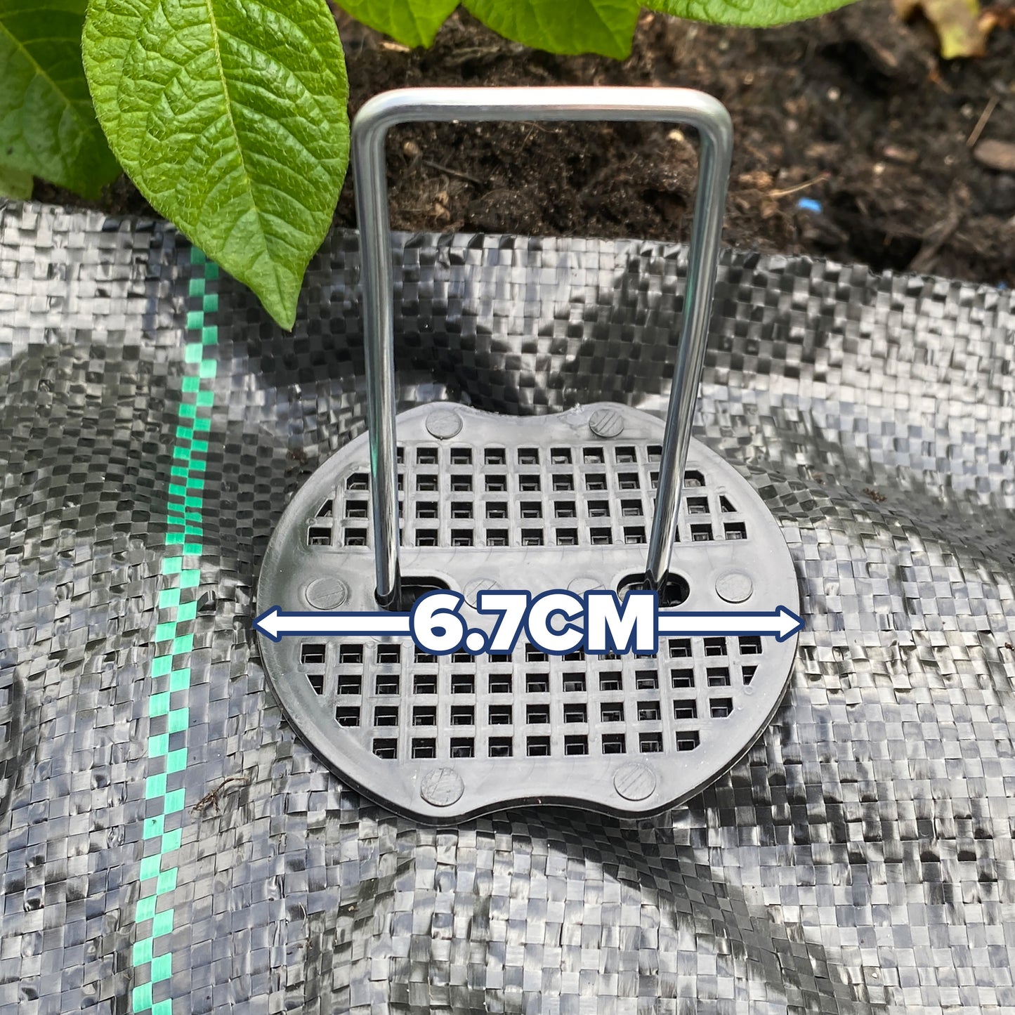 Metal Hold Down Pegs with Wooden Mallet Set