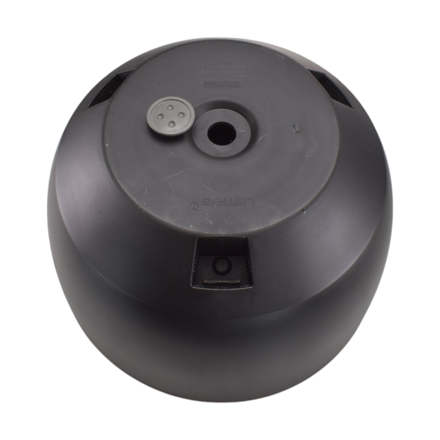Roma Bowl Plant Pot with Legs, Insert and Drainage Hole (Black)