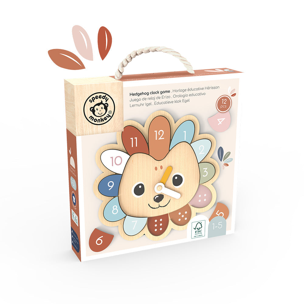 Speedy Monkey Hedgehog Clock Game