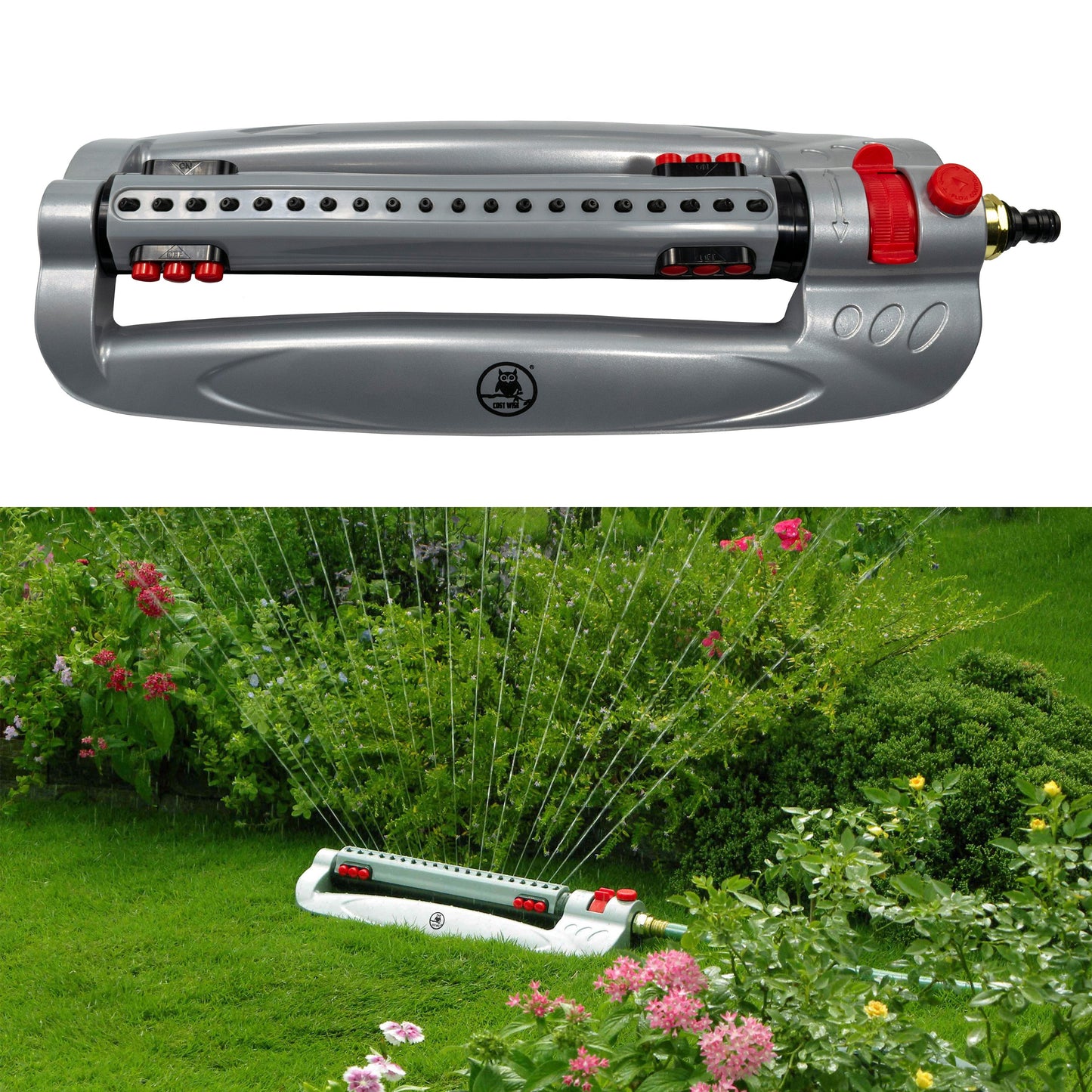 Metal Turbo Oscillating Bar Sprinkler