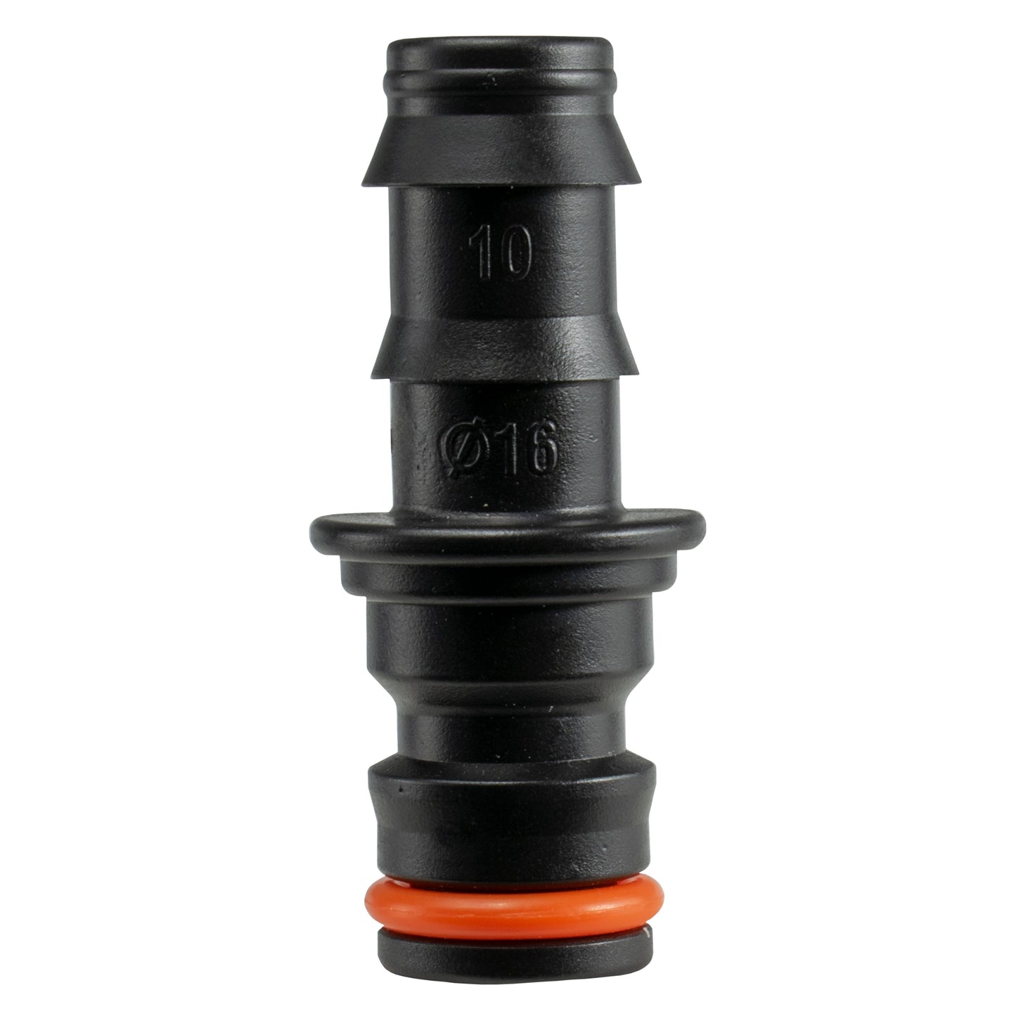 Porous Pipe Connector 1/2" Barb to Snap On Male