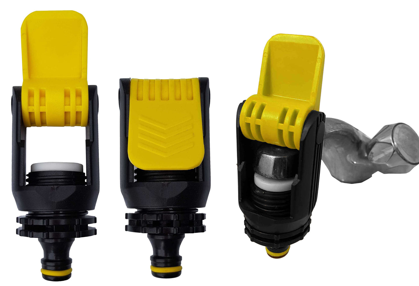 Kitchen Tap Adaptor, Yellow