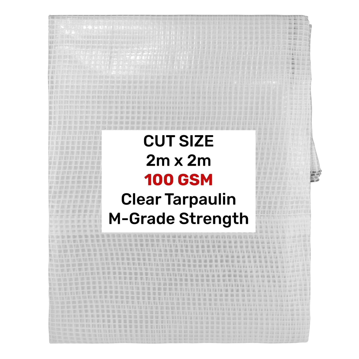 100gsm Clear Monotex Tarpaulins