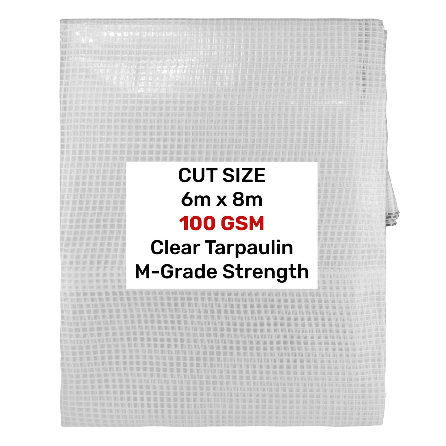 100gsm Clear Monotex Tarpaulins