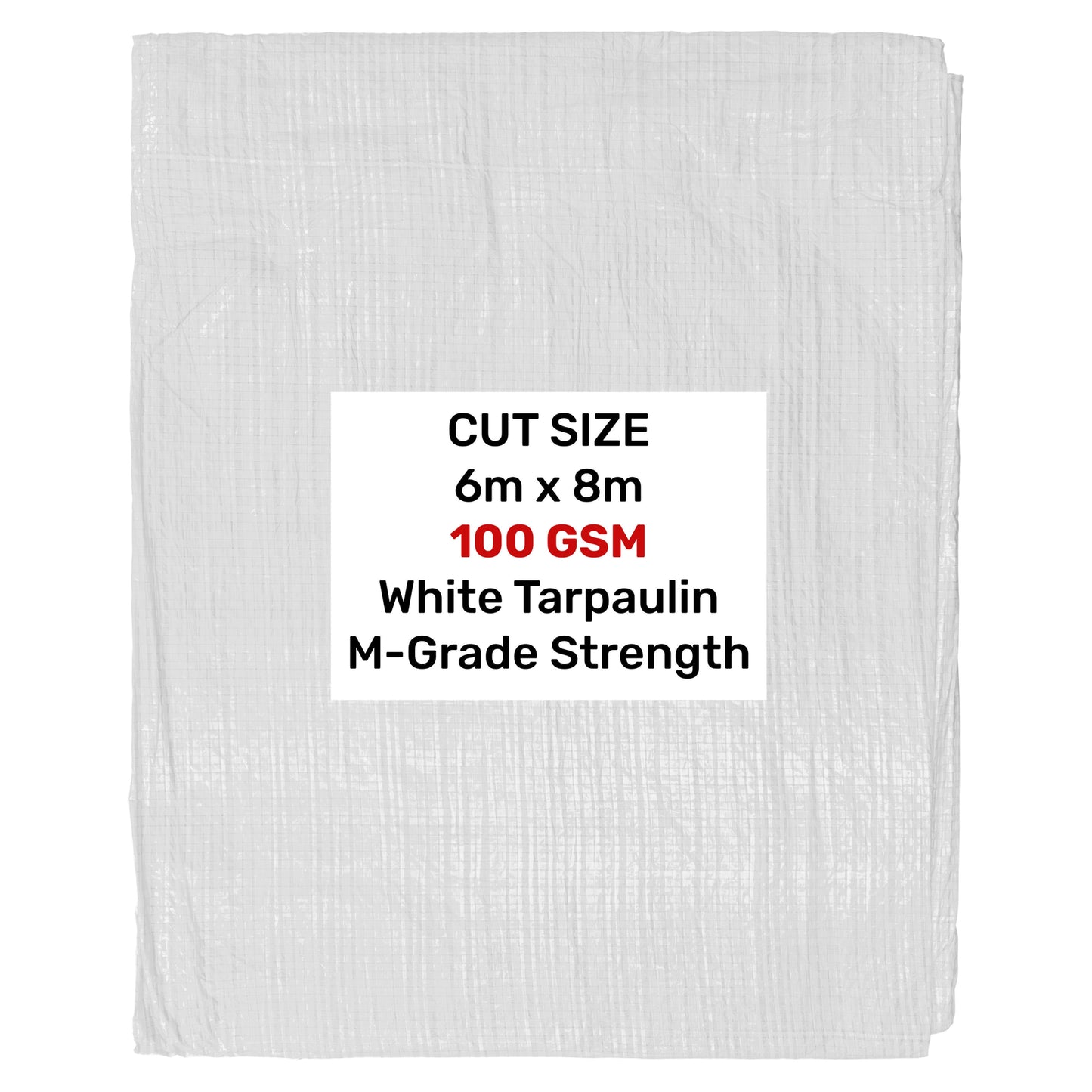 100gsm White Tarpaulins