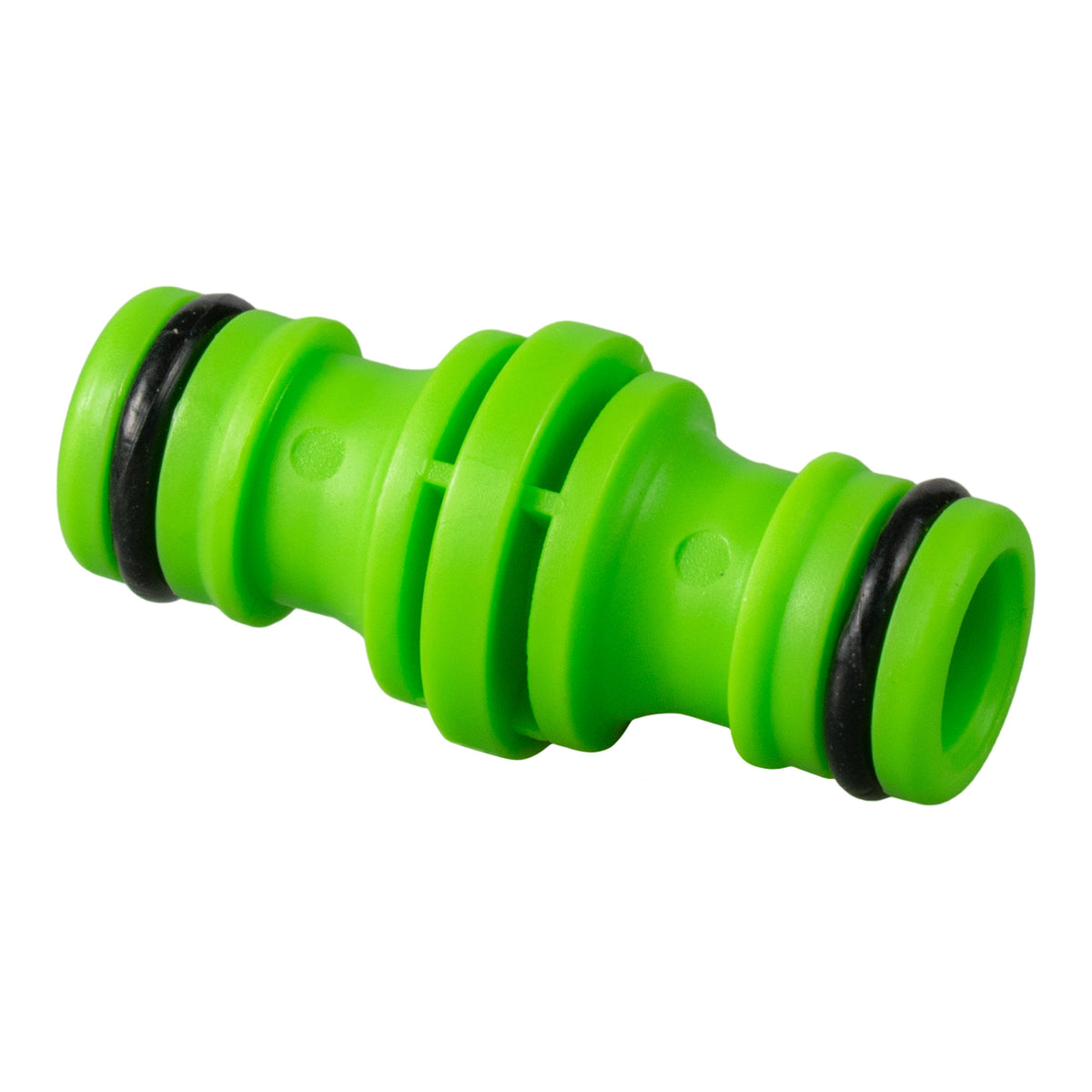 Green Double-Male Quick Hose Joiner – Slim Profile