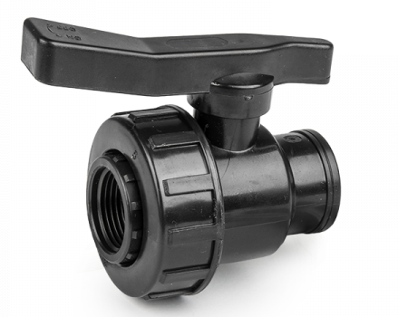 1″ BSP Female/Female Full-Flow Single-Union Ball Valve; supplied product design shown.