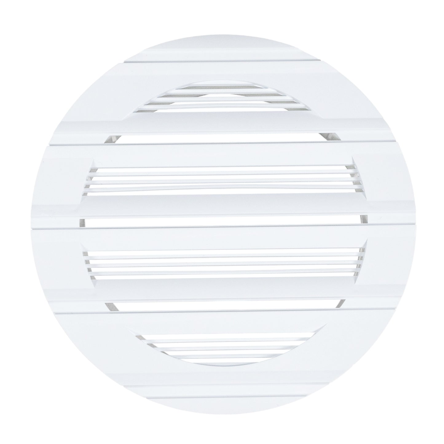Louvre Vent Round Bella 100mm White