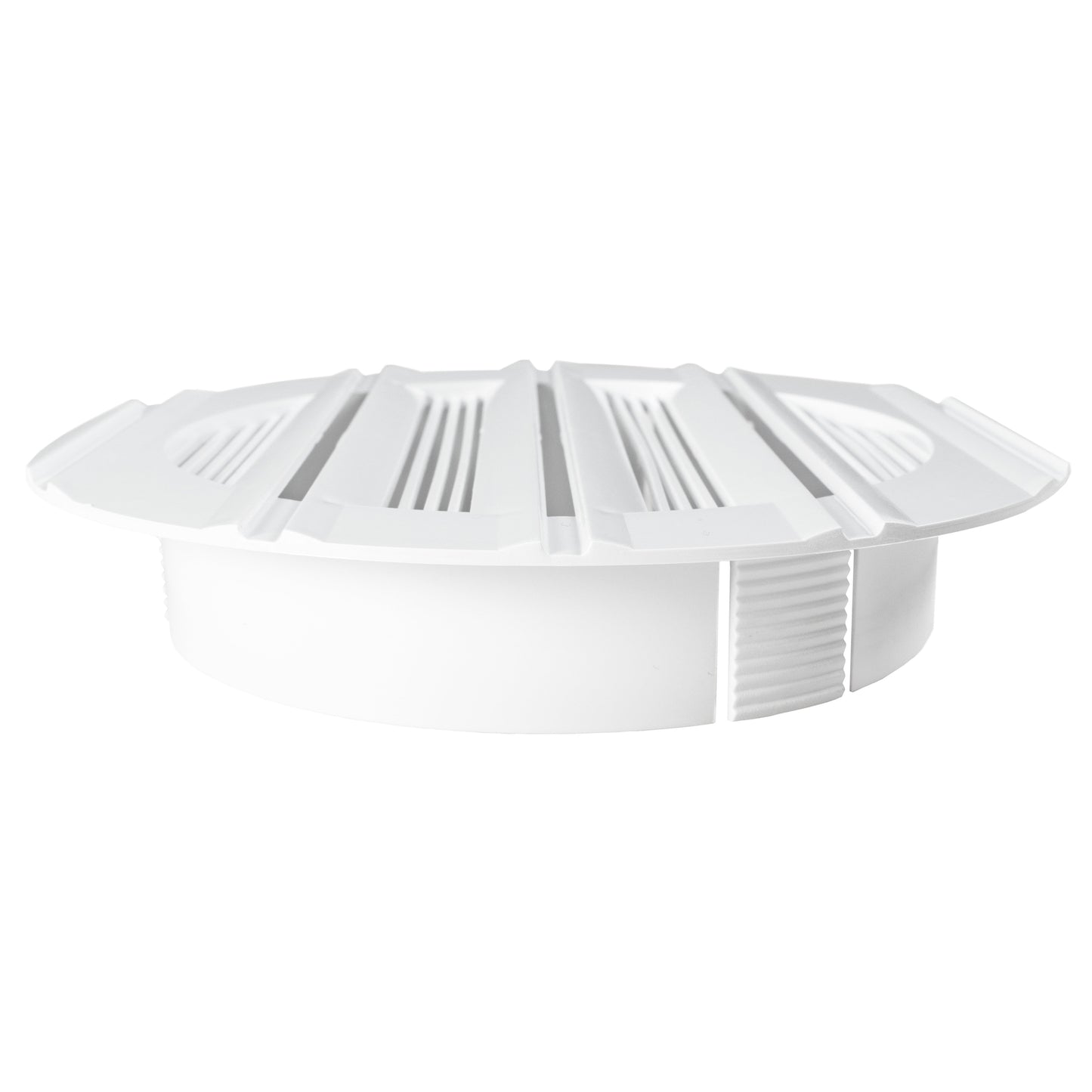 Louvre Vent Round Bella 150mm White