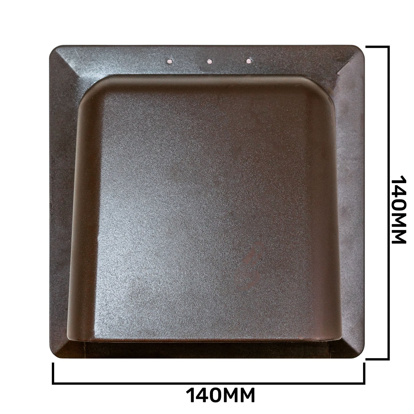 External Brown Louvre Vent KRD/100B 100mm