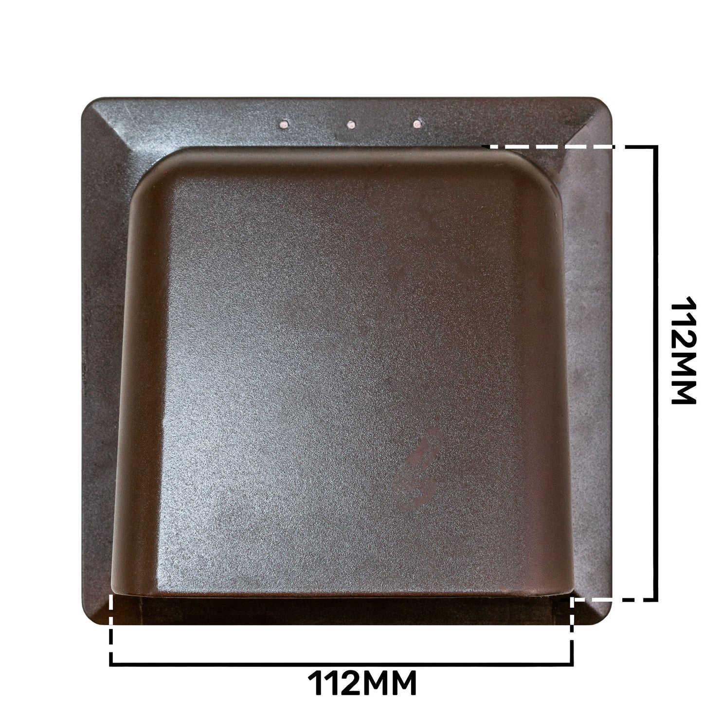 External Brown Louvre Vent KRD/100B 100mm