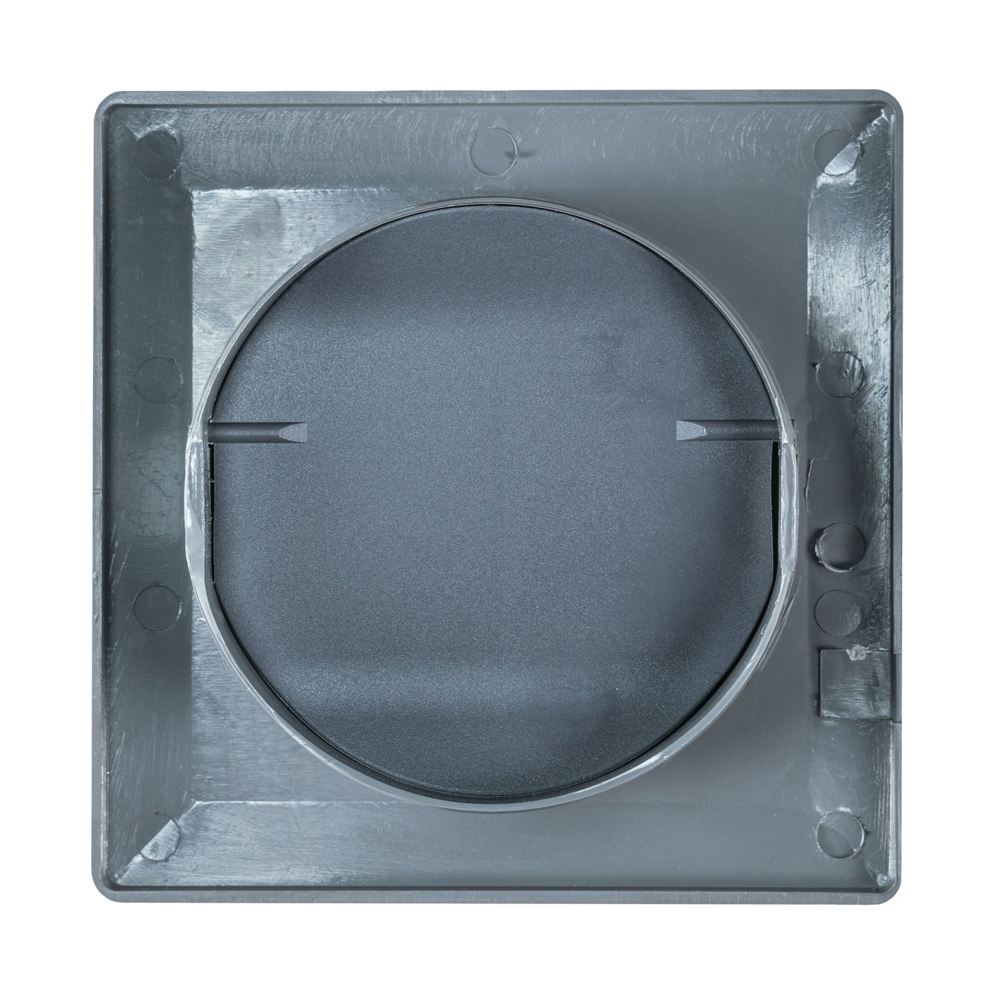 Through Wall Ventilation Kit Round Louvre Vent VC-KRO0184 with Graphite External Vent