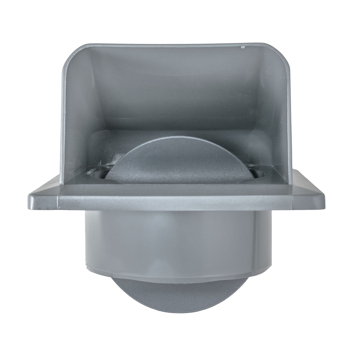 Through Wall Ventilation Kit Round Louvre Vent VC-KRO0184 with Graphite External Vent