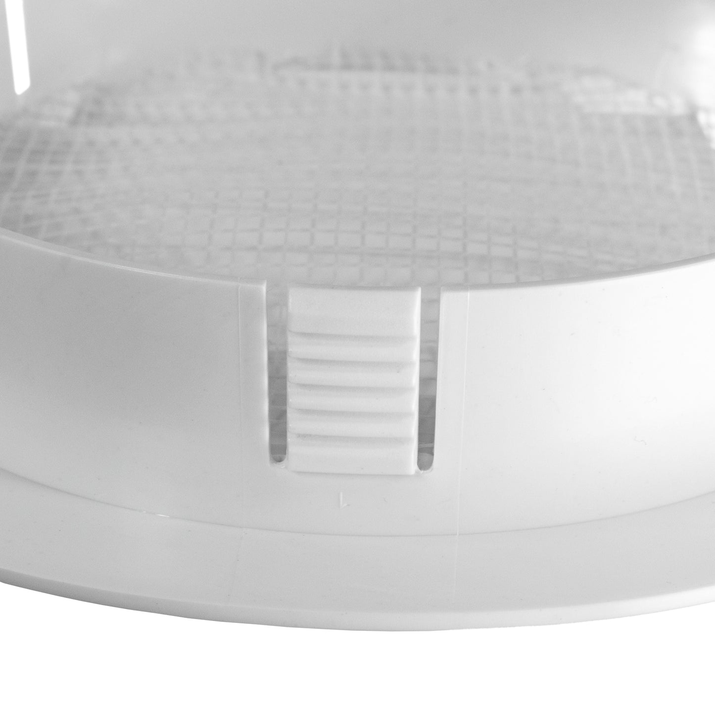 Through Wall Ventilation Kit Round Louvre Vent VC-KRO0184 with Brown External Vent