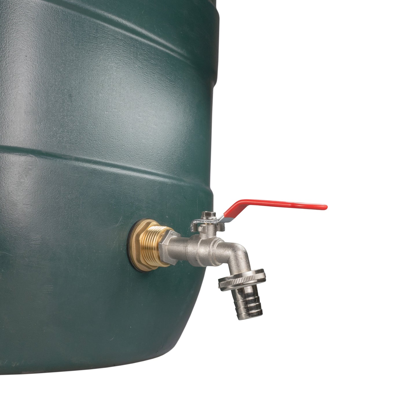 Water Butt Brass Kit 3/4" BSP with Barbed Lever Tap