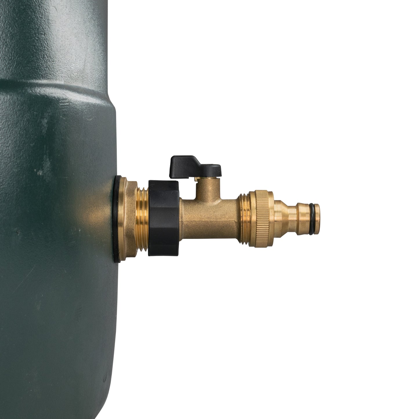 Water Butt Brass Kit 3/4" BSP with Brass Valve + Quick Connect