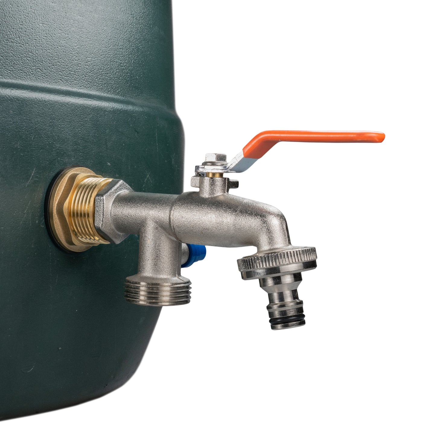 Water Butt Brass Kit 1" BSP with Double Tap