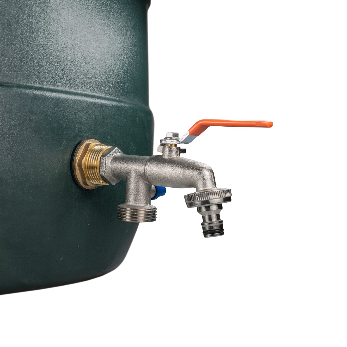 Water Butt Brass Kit 1" BSP with Double Tap