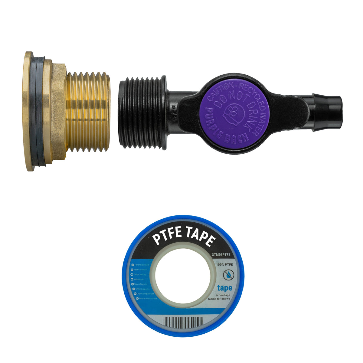 1″ BSP Water Butt Kit – Antelco 13mm Irrigation Valve