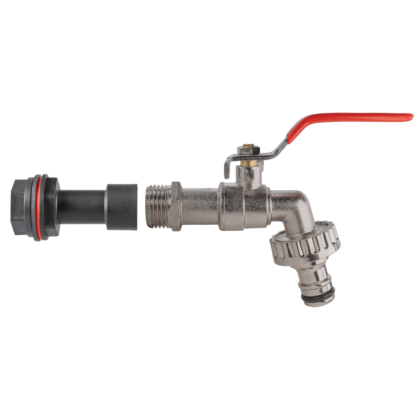 Water Butt Extension Kit 1/2" BSP with Quick Connect Lever Tap