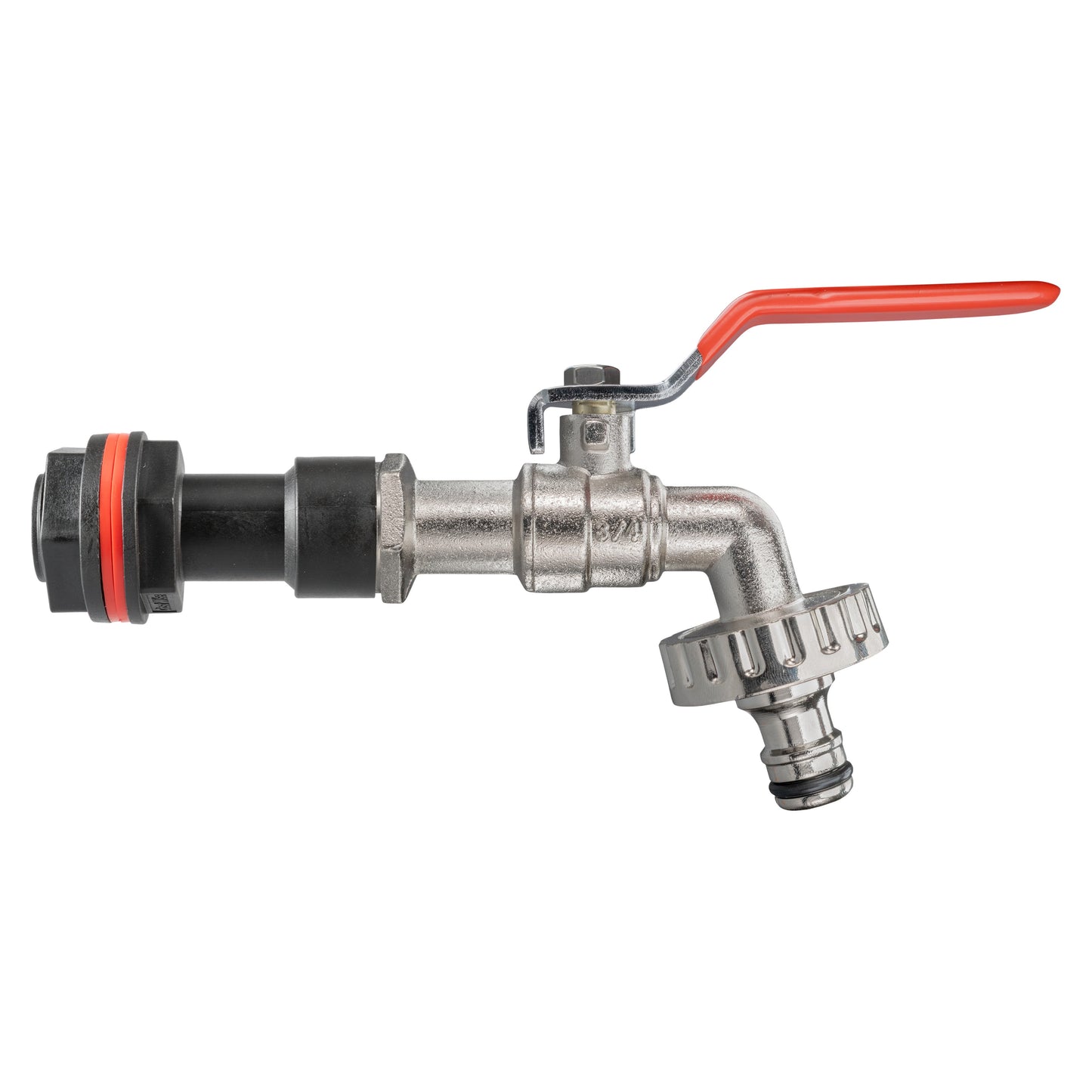 Water Butt Extension Kit 3/4" BSP with Quick Connect Lever Tap