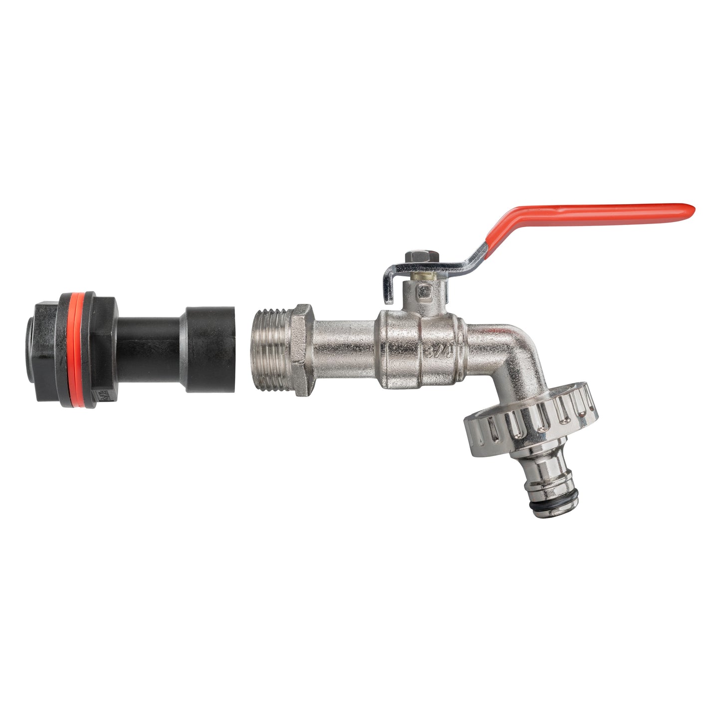 Water Butt Extension Kit 3/4" BSP with Quick Connect Lever Tap