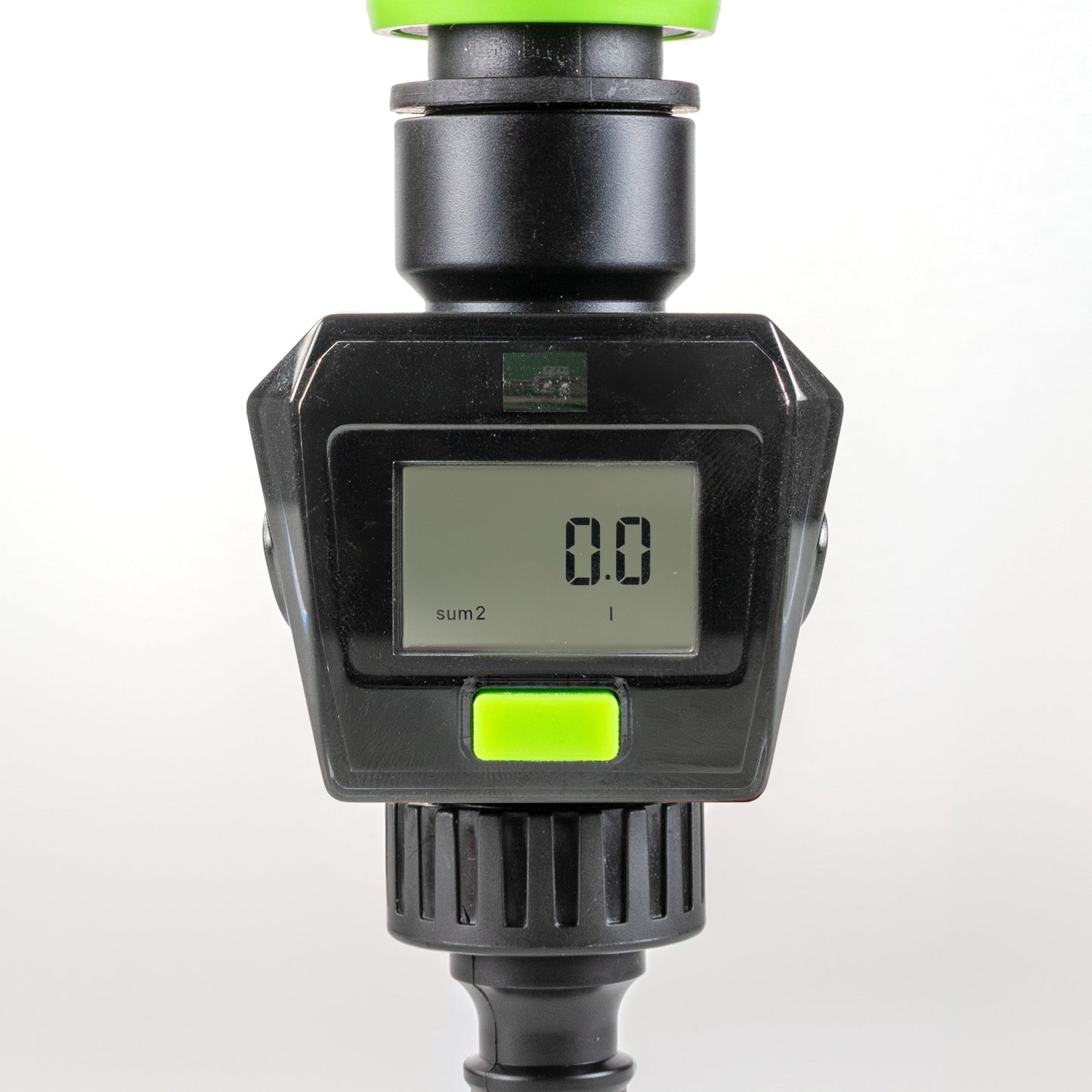 Water Flow Meter with Quick Connect Outlet (Green)