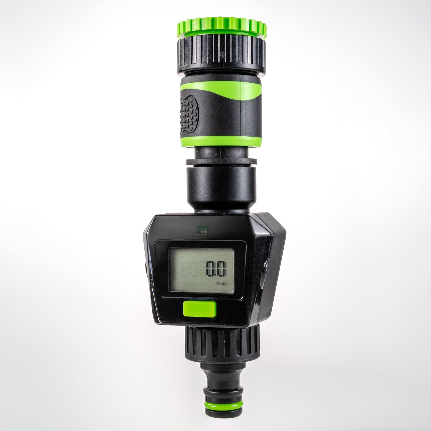Water Flow Meter with Quick Connect Outlet (Green)