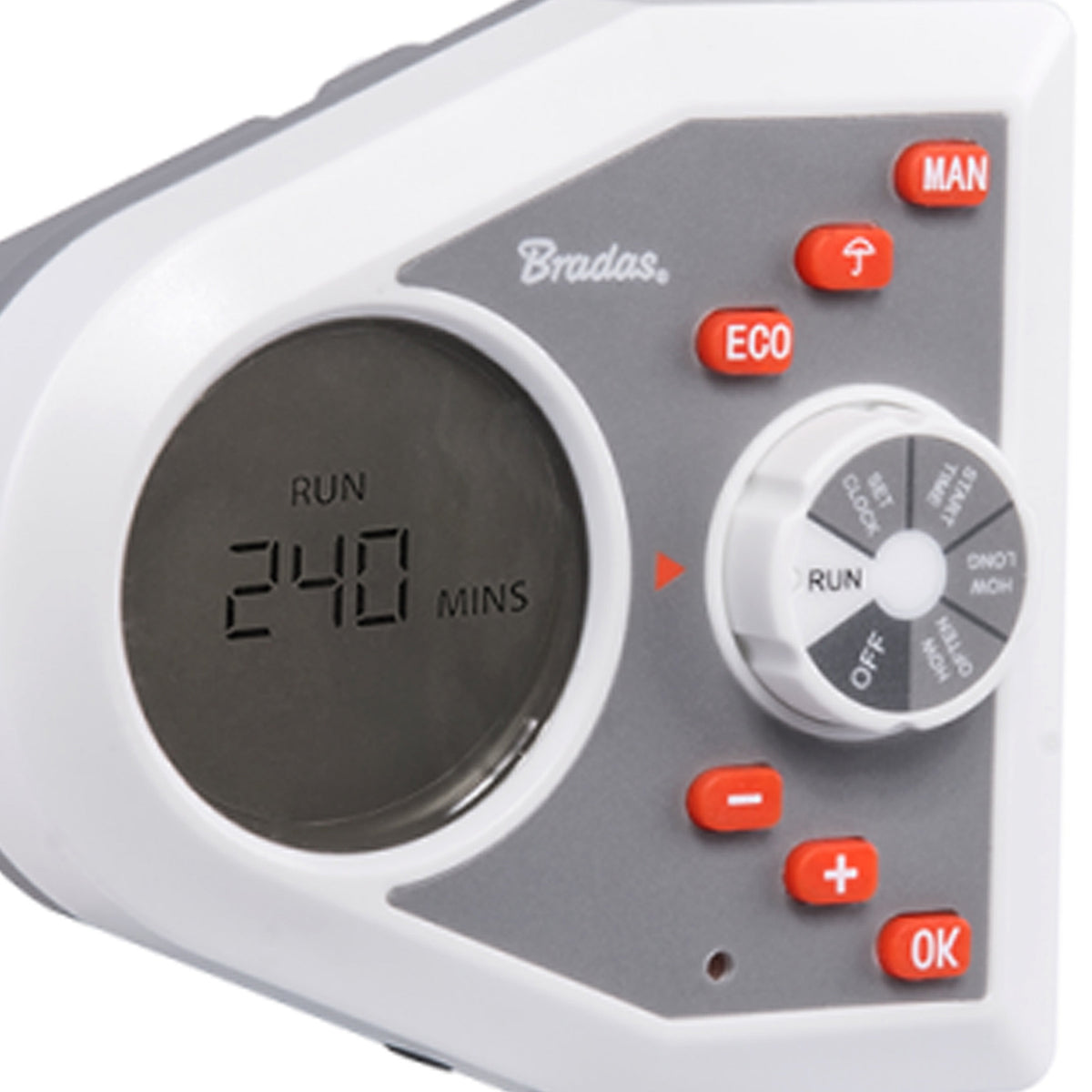 White Line 1-Zone Electronic Water Timer – LCD, 1–240 Minutes