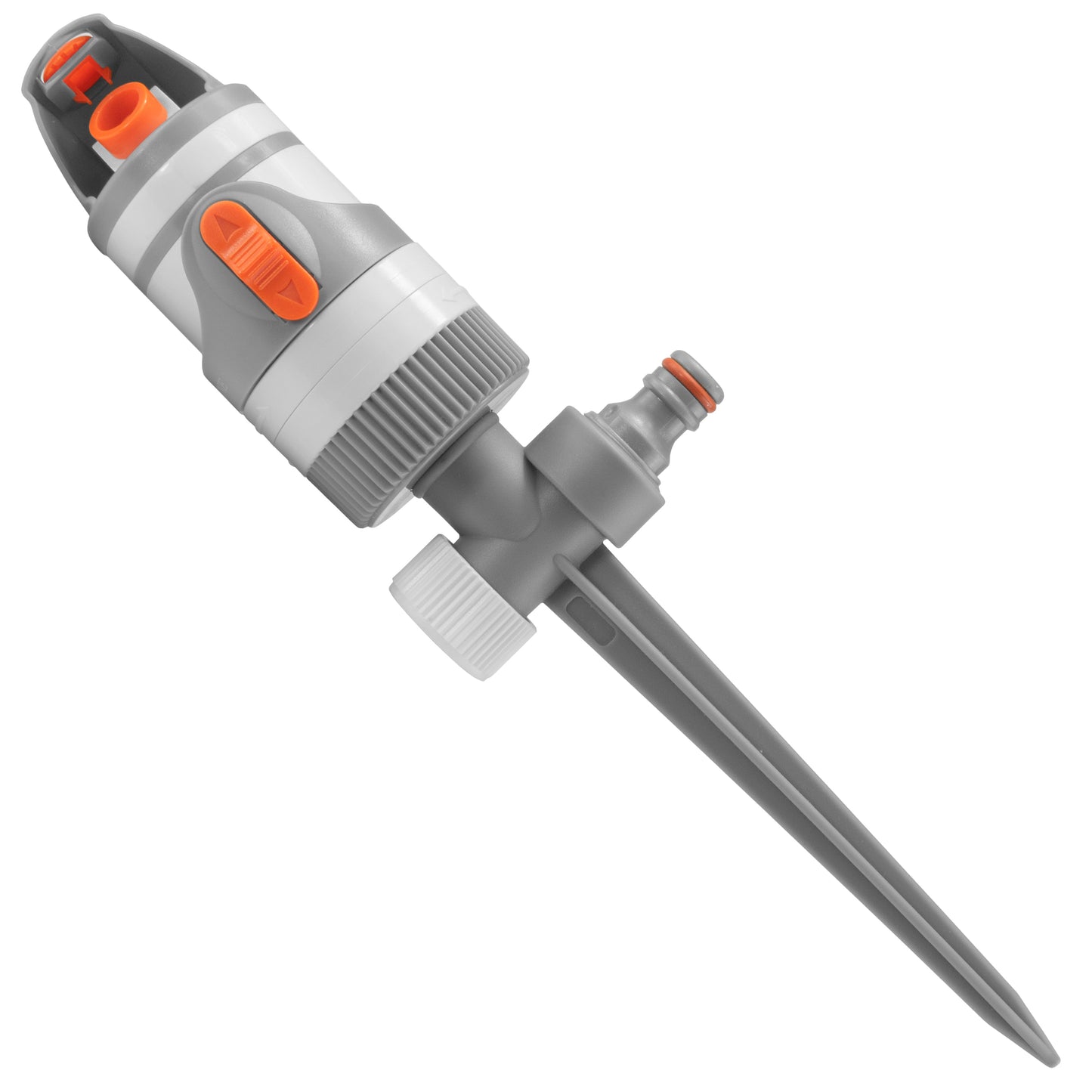 2-Pattern Gear Drive Sprinkler (White/Grey)