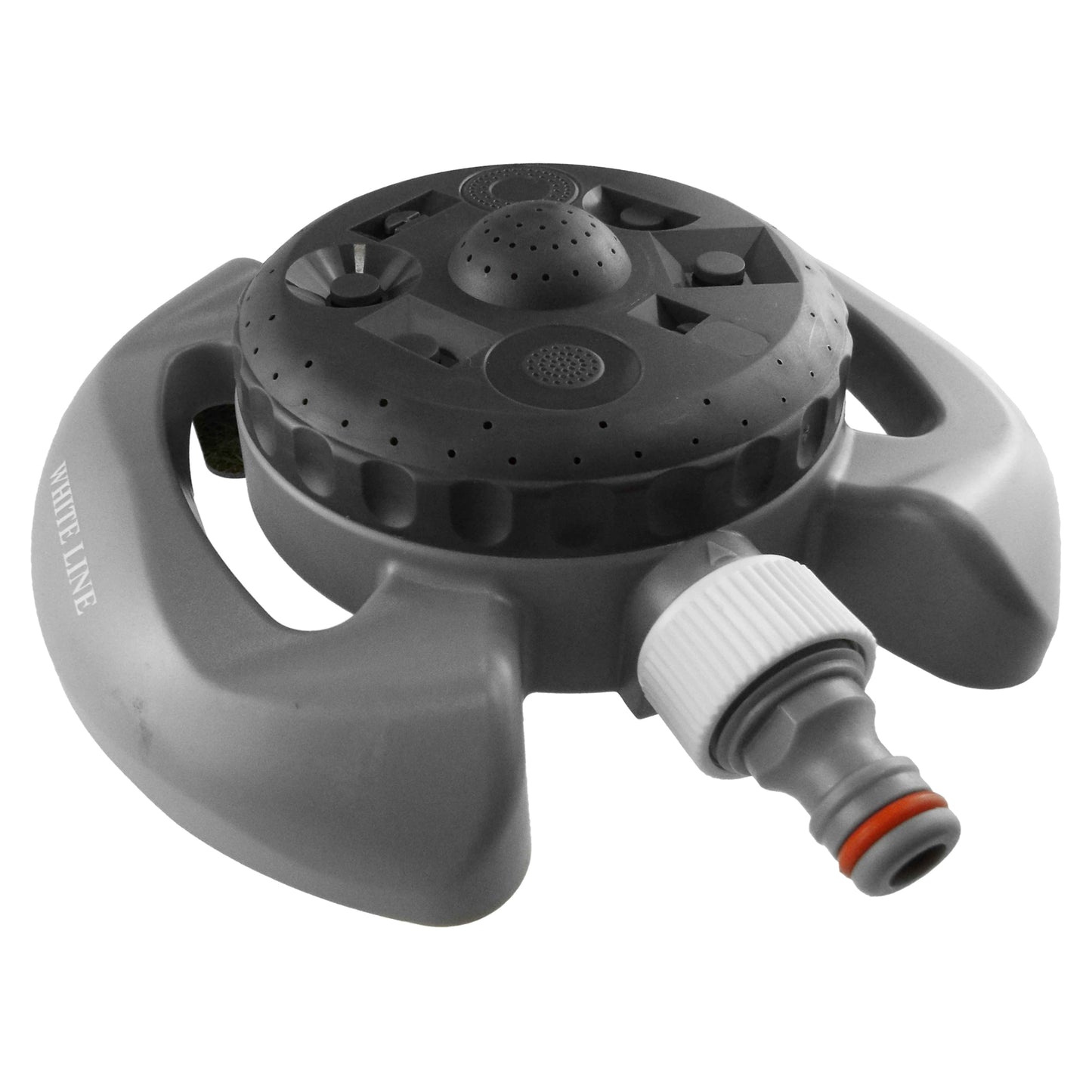 8-Pattern Lawn Sprinkler (Grey/White)