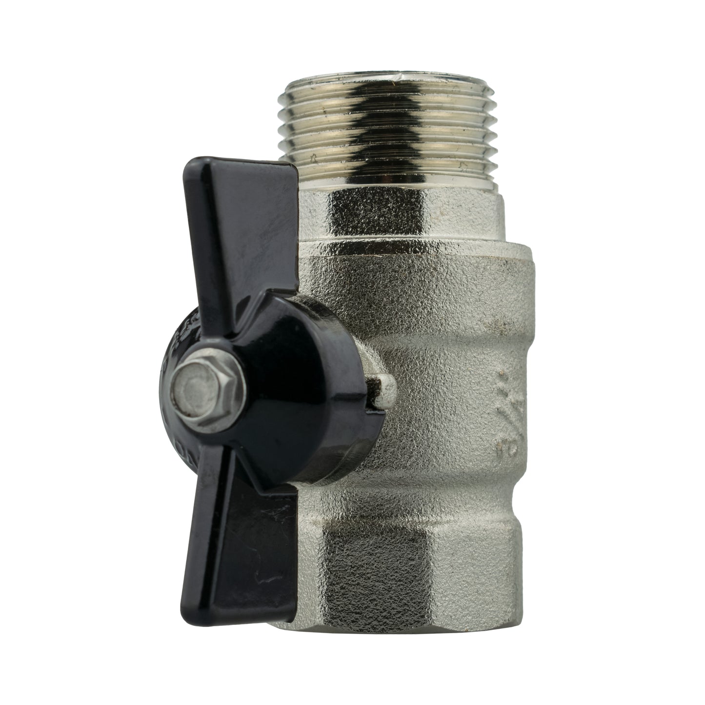 Metal Butterfly Bib Valve 3/4" BSPM-F