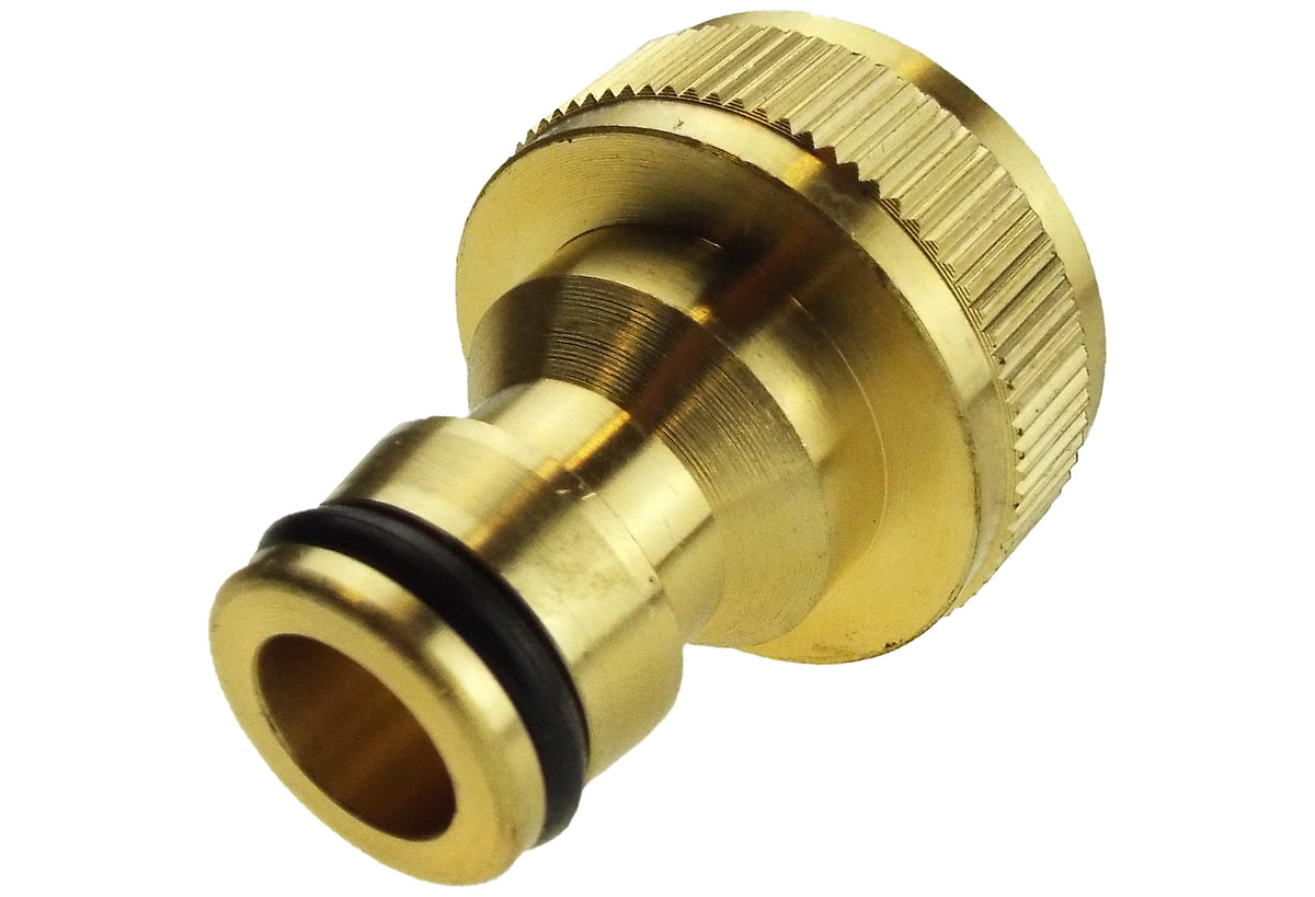 1″ BSP Female to Male Snap-On Tap Adapter – Brass