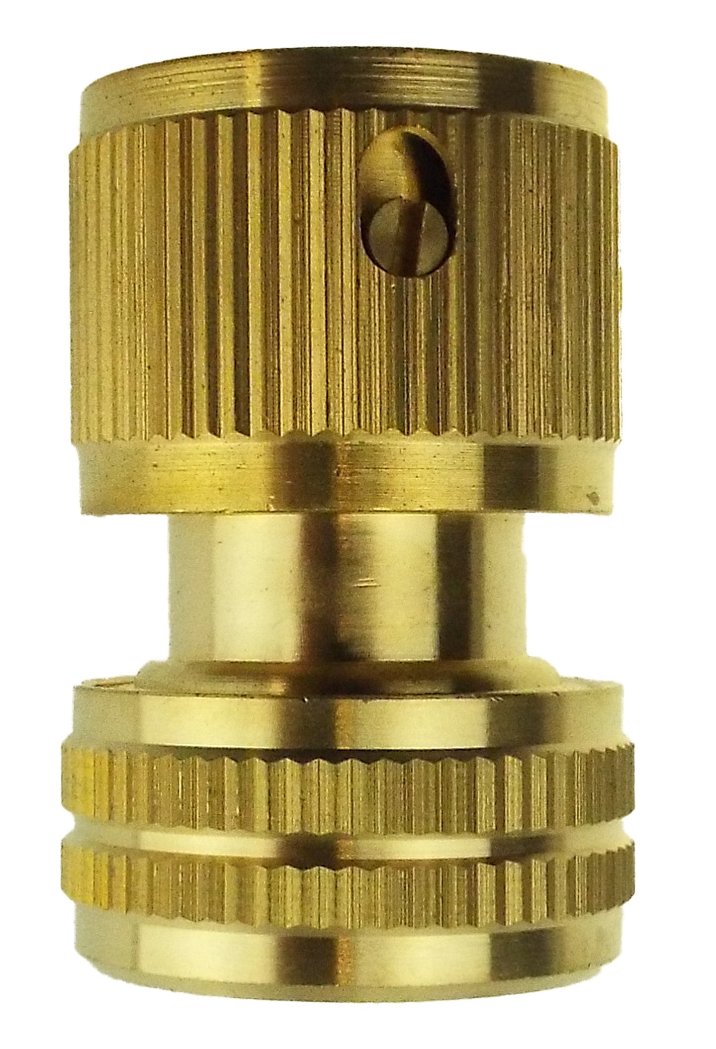 Female Hose Connector for 1/2" Hose, Snap-On Brass