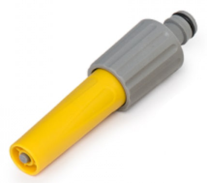Hose Connectors Set With Spray Nozzle, Yellow